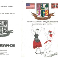 1966 Elko National Basque Festival Program