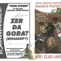 2001 Elko National Basque Festival Program